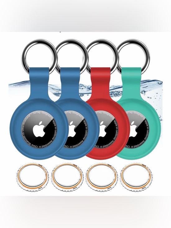 Apple Other - AirTag Holders for Apple Air tags in Blue,Blue, Red, and Teal